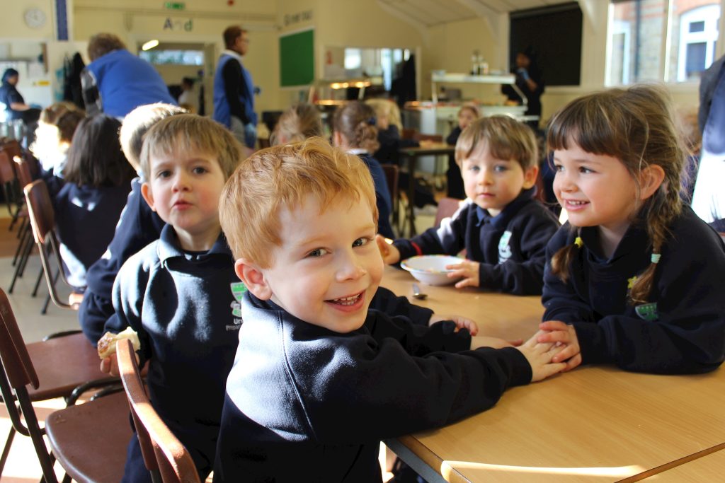 Lunchtime-Friends at Ursuline Pre-School